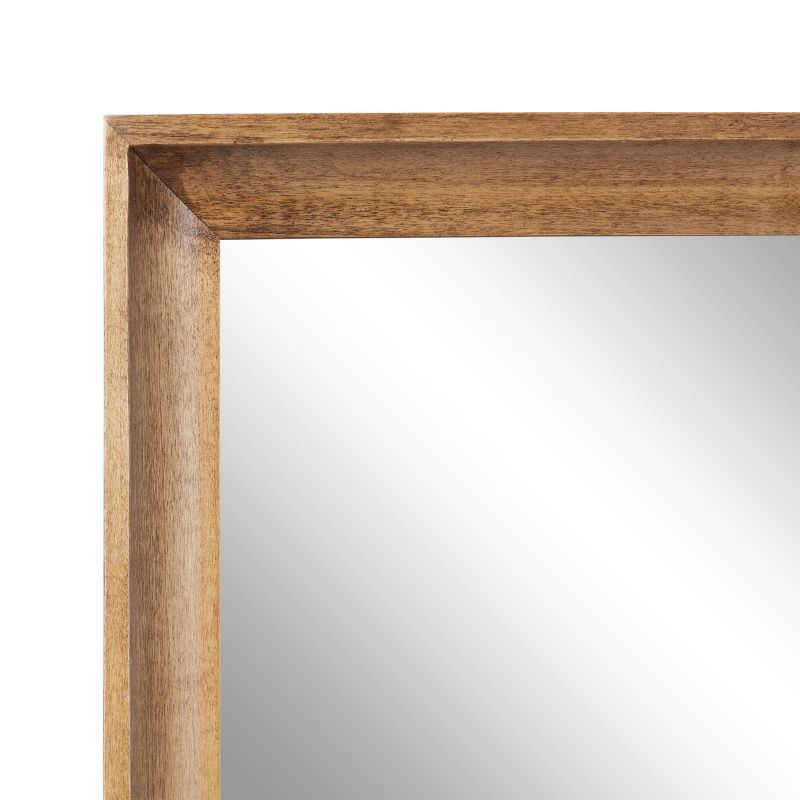 24&#34;x36&#34; Hatherleigh Rectangle Wall Mirror Rustic Brown - Kate &#38; Laurel All Things Decor, 3 of 10