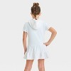Girls' Solid Short Sleeve Cover Up Dress - Cat & Jack™ - 2 of 3