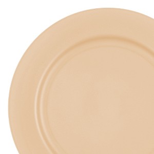 Smarty Had A Party 7.5" Matte Bright Yellow Plastic Salad Plates - 120 pcs - 1 of 4