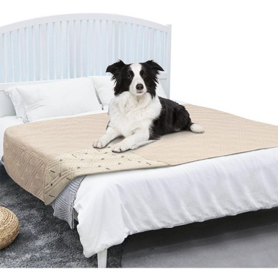 Beige X-Large Waterproof Reversible Pet Blanket Couch Cover