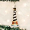 Old World Christmas 5.5 Inch Cape Hatteras Lighthouse Diamond Shouls Tree Ornaments - 2 of 3