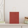 vidaXL Paper Bags 50 pcs with Handles Red 7.1x3.1x8.7" - 2 of 4