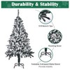 Yescom Christmas Tree Artificial with Lights, Xmas Tree, Foldable Hinged, Party Holiday Office Home Decoration - 3 of 4