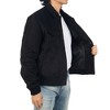 Alpine Swiss Blake Mens Vegan Suede Bomber Jacket Lightweight Slim Fit Casual Softshell Coat - 3 of 4