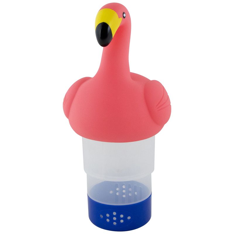 Swimline 12" Pink Flamingo Floating Pool Chlorine Dispenser, 4 of 8