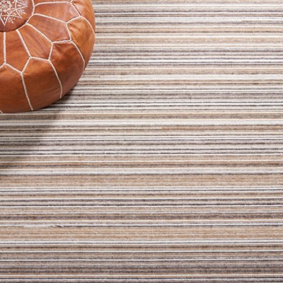 Bohemian Nomad Brown & Yellow Handwoven Flatweave Rug