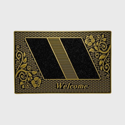 Playa Rug 17.7"x27.5" Stair Rectangle Indoor Outdoor 'Welcome' Door Mat
