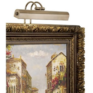 Possini Euro Design Possini Euro Calliope 16" Wide Light Bronze Plug-In Picture Light - 1 of 3