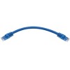 Monoprice Cat5e Ethernet Patch Cable - 0.5 Feet - Blue | Network Internet Cord - RJ45, Stranded, 350Mhz, UTP, Pure Bare Copper Wire, 24AWG - 4 of 4