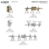 Livex Lighting French Regency 3 - Light Vanity in  Brushed Nickel - 4 of 4