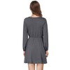 Women's Cross V-Neck Wrap Ruffle Party Mini Dress - 3 of 4