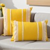 REGALWOVEN Boho Modern Striped Decorative Throw Pillow Cover for Living Room Bed Sofa 2 Pcs - 2 of 4
