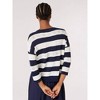 Women's Jacquard White Stripe Box Sweater - APRICOT - image 2 of 3