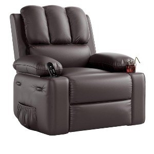 Jojoka Recliner Sofa Chair, Swivel Rocker with Heat & Massage, Lazy Lounge Sofa for Living Room & Nursery - 1 of 4