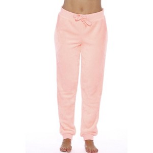 Just Love Women's Velour Plush Jogger Pants - Soft and Cozy Lounge - 1 of 2