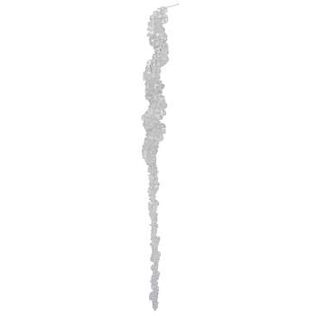 Northlight 18.5" Acrylic Dangling Icicle Christmas Ornament - Clear