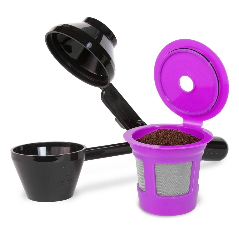 Photos - Coffee Makers Accessory Perfect Pod Single-Serve Value Pack Reusable Filter Cup & EZ Scoop