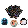Unique Bargains Neon Vinyl Cute Mix and Match Graffiti Stickers Assorted Color 100 Pcs - 2 of 4