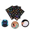 Unique Bargains Neon Vinyl Cute Mix and Match Graffiti Stickers Assorted Color 100 Pcs - image 2 of 4