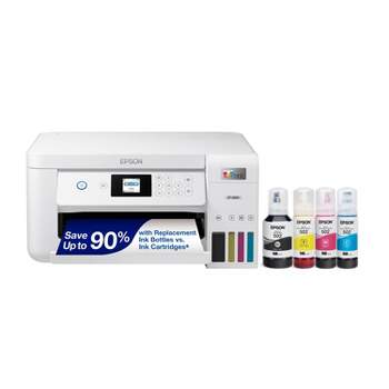 Epson EcoTank ET-2850 Wireless Color All-in-One Cartridge-Free Supertank Printer, Copier, Scanner - White
