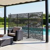 MAYEERTY 71x47 Simple and modern outdoor decorative screen partition - 2 of 4