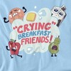 Steven Universe Crying Breakfast Friends Adult T-Shirt - 2 of 4