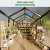 Whizmax 6' x 8' Greenhouse, Upgraded Polycarbonate Green House with Vent, Aluminum Frame, Greenhouses for Outdoors for Yard, Garden, Hobby - 3 of 4
