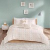 Kelsey Cotton Jacquard Pom Pom Kids' Quilt Set - Urban Habitat - 3 of 4