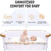 MYKKO 3-in-1 Baby Bassinet, Rocking Baby Bassinets Bedside Sleeper, Adjustable Portable Crib for Newborn Infant with Wheels Storage Basket - 4 of 4