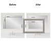Amanti Art Mirror Makeover Bathroom Mirror Frame Border Kit - Fully Assembled Peel and Stick Frame - Mirror NOT Included - Parlor Trim - 4 of 4