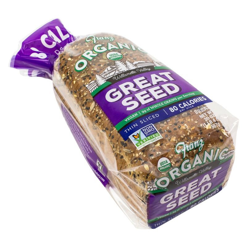 Franz Organic Great Seed Thin Sliced Bread - 20oz, 3 of 5