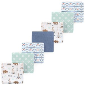 Luvable Friends Little Treasure Flannel Receiving Blankets 7pk - 1 of 1