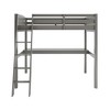Twin Size Loft Bed with Desk and Stairs for Kids and Toddlers - 4 of 4