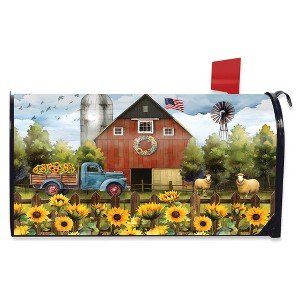 Briarwood Lane Summer Mailbox Cover  - Standard Size - Sunflower Barn For Summer Mailbox Cover - 1 of 2