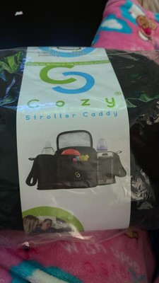 BÉIS 'The Stroller Caddy' in Black - Stroller Caddy & Stroller Organizer Bag