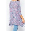 Women's Mandala Sharkbite Top - honeyme - 2 of 2