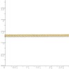 Black Bow Jewelry 2mm 10k Yellow Gold Solid Franco Chain Bracelet - 4 of 4