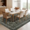 Soft Vintage Print Accent Rug, Oriental Medallion Floor Carpet with Non-Slip Backing, for Bedroom, Dining Room, Office - 3 of 4