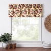 Ellis Bella Rose Stylish Medium Scale Printed Floral Pattern 1.5" Rod Pocket Tailored Valance 58"x15" Butter - 2 of 4