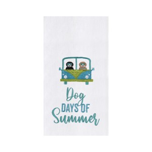 C&F Home Dog Days Of Summer Kitchen Towel - 1 of 2