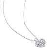 EVERLY JEWELRY | Sterling Silver Diamond Heart Locket Pendant with Chain - 2 of 4