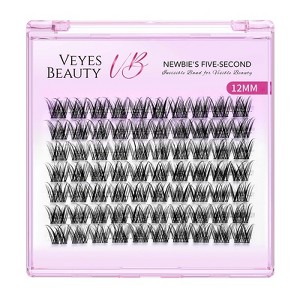 VEYESBEAUTY Luxebold 10-16mm Lash Clusters Individual Eyelash Extensions DIY False Eyelashes Wispy Lash Tray - 1 of 4