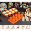 JDICTION 2 Packs Ghost Silicone Molds - Halloween Chocolate Candy Molds for Jelly, Chocolate, Candy, Gummy, Crayon, Resin - 4 of 4
