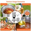 Outdoor 30QT Turkey Fryer Kit - Heavy-Duty Aluminum Deep Fryer, 5000 BTU Propane Burner for Seafood Boils, Crawfish & Frying - 2 of 4
