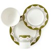 Kit Kemp by Spode Dinnerware Set of 4, Geometric Abstract Design, Porcelain, Dishwasher and Microwave Safe, Ideal for Pasta, Coffee, Cereal, and More - 2 of 4