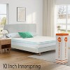 NicBex 10 Inch Cool Gel Memory Foam and Innerspring Mattress for a Cool Sleep,Fiberglass Free,Medium Feel Mattresses,White+Green - 3 of 4