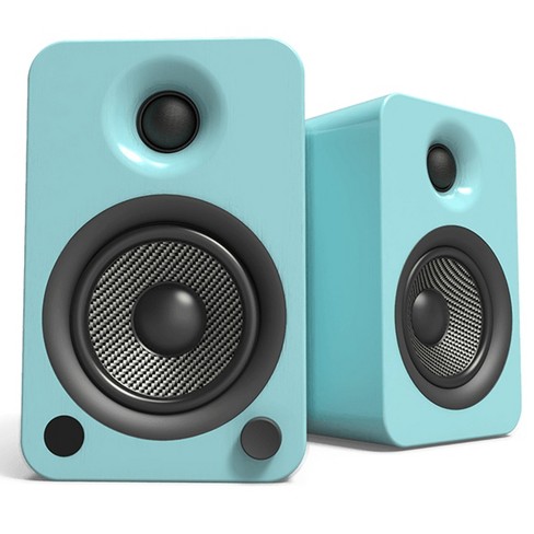 Kanto Yu4 Powered Bookshelf Speakers With Built In Bluetooth