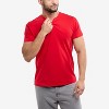 X RAY Men's Basic V-Notch Neck Short Sleeve T-Shirt - 4 of 4