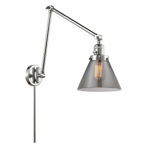 Cone - 1 Light Swing Arm Wall Sconce In Industrial Style-30 Inches Tall and 8 Inches Wide - 1 of 1