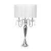 Lalia Home 31" Chrome Cascading Crystal Table Lamp - 3 of 4